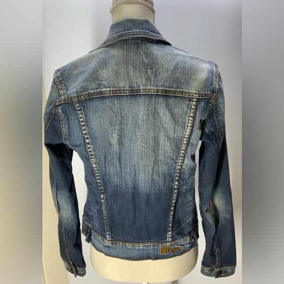 Kut from the Kloth Denim Distressed Jacket-Size XS - Picture 4 of 14